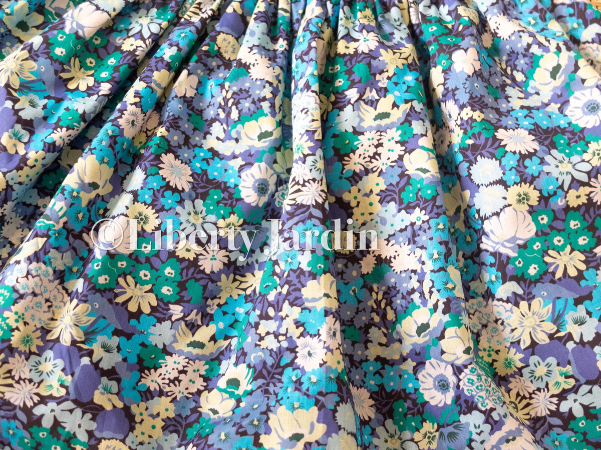 Liberty London Floral Print Skirt, 100% Cotton Tana Lawn, Ruffle Waist, Knee Length (6M-14Y)