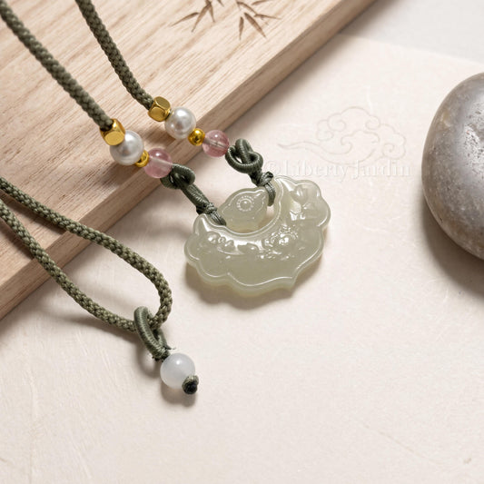 Certified Natural Nephrite Jade Pendant, Lucky Prosperity Necklace, Handmade Jewellery, Handcrafted Gemstone, Gift Ideas
