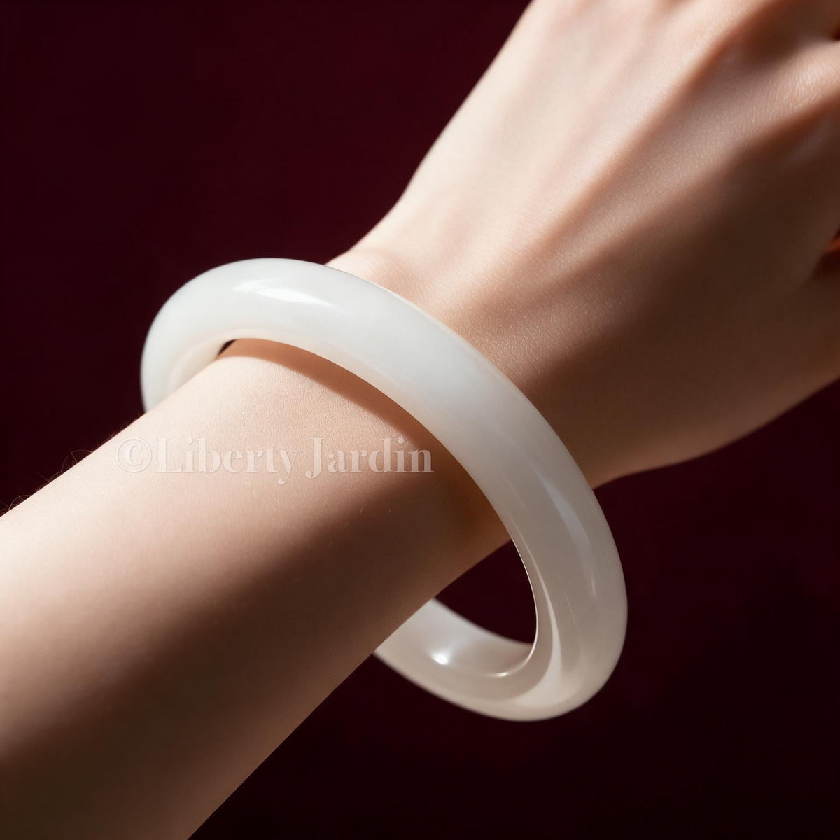 Collectible White Nephrite Jade Bangle, Natural Gemstone Jewellery, Heirloom Priceless Accessories, Certified Customised Bracelet