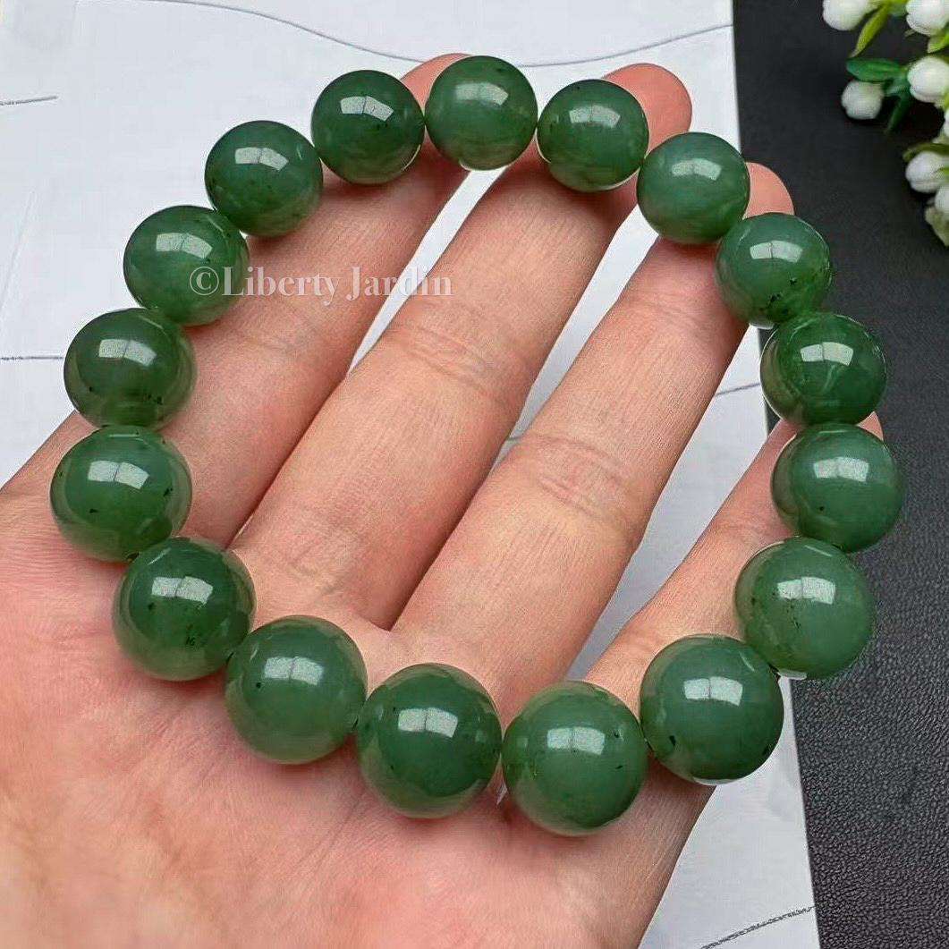 Pre-Order SET, Russian Nephrite Bangle Bracelet, Natural Non-treated Gemstone Fine Jewellery, Special Occasion Accessories