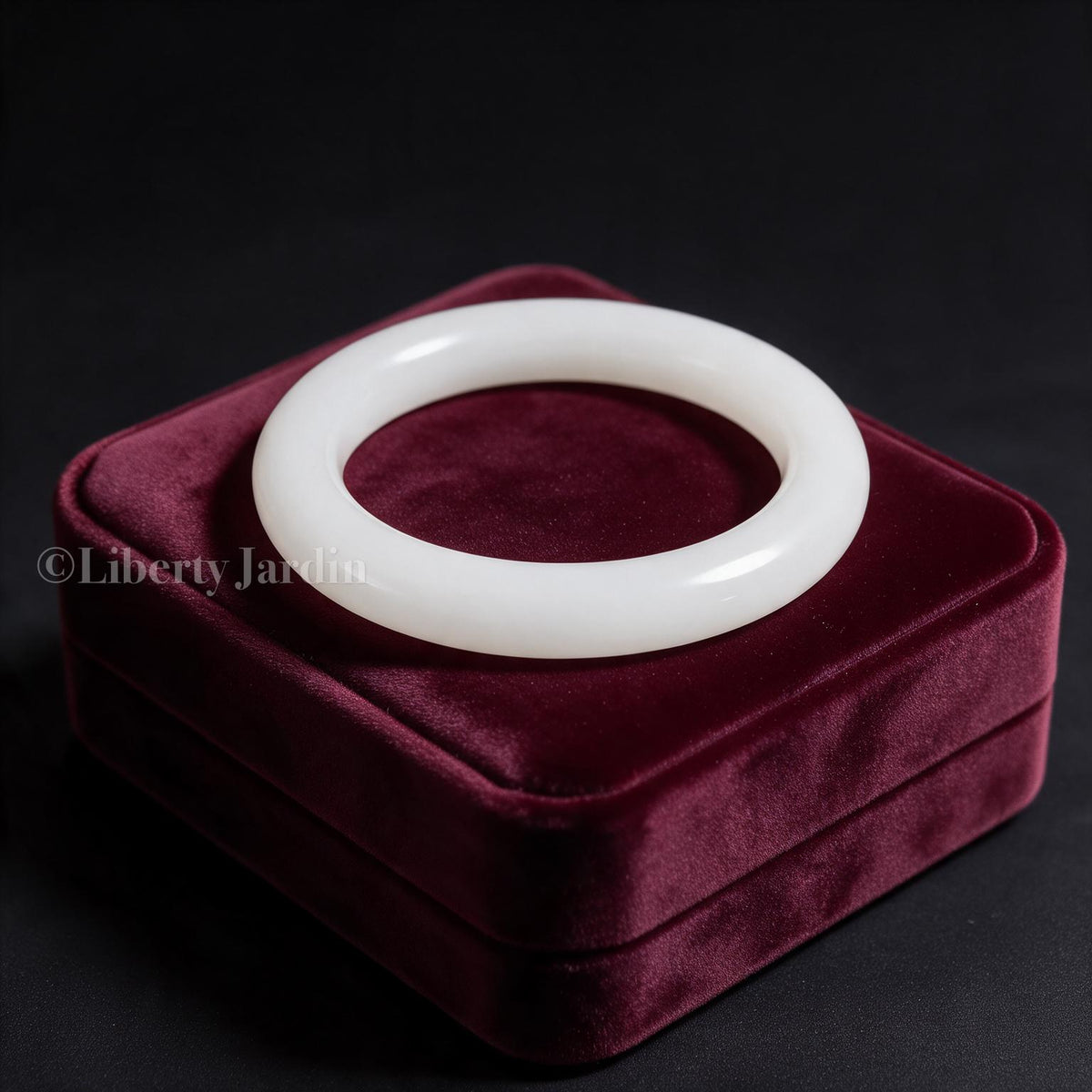 Pre-Order Luxury Russian Nephrite Bangle, White Mutton Fat Bracelet, Natural Non-treated Gemstone Fine Jewellery