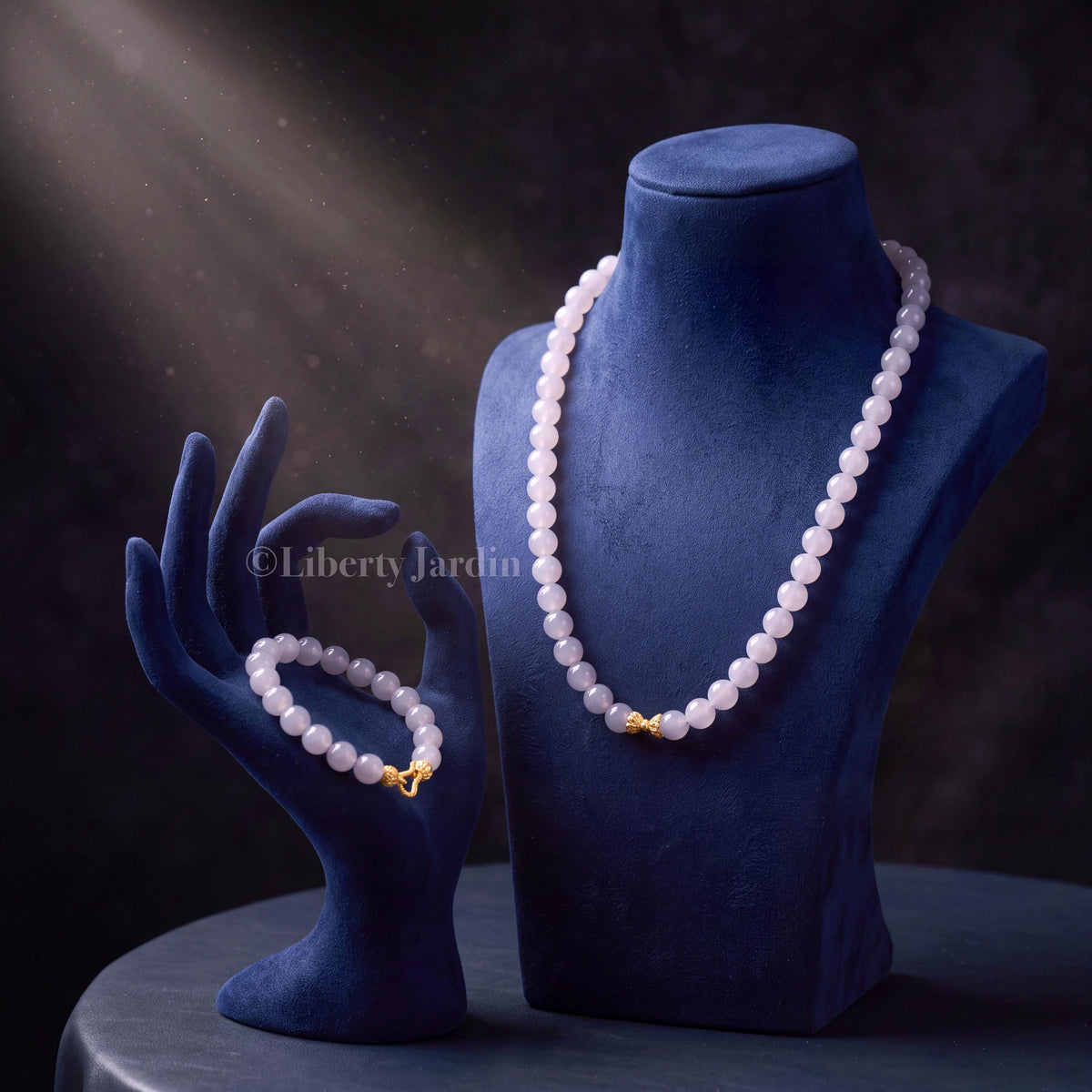 Pre-Order Luxury Natural Nephrite Jade Necklace Bracelet, Anniversary Special Occasion, Purple Gemstone Handmade Accessories