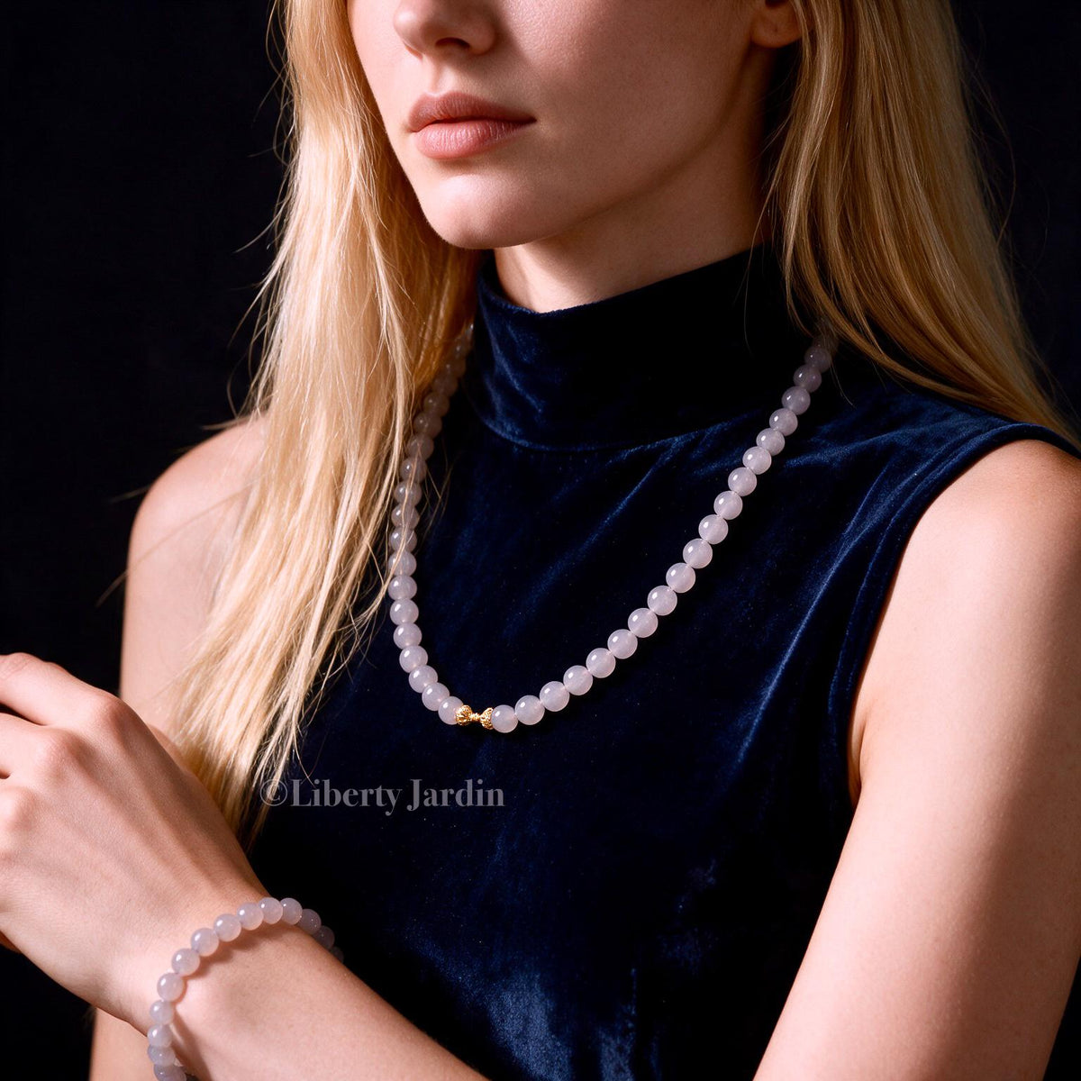 Pre-Order Luxury Natural Nephrite Jade Necklace Bracelet, Anniversary Special Occasion, Purple Gemstone Handmade Accessories