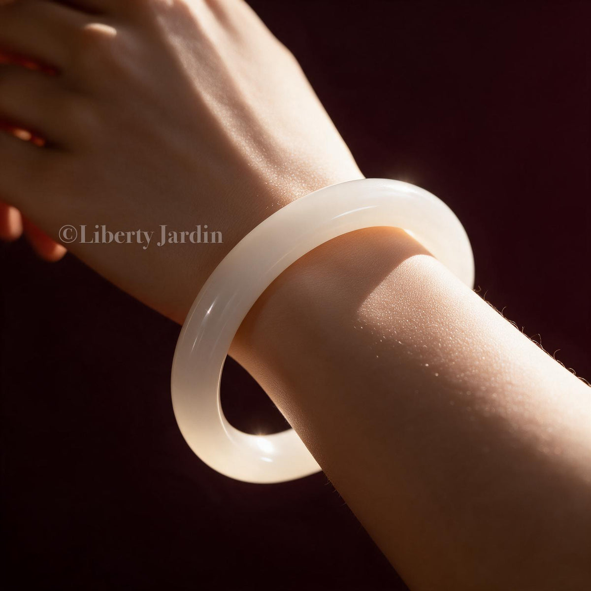 Collectible White Nephrite Jade Bangle, Natural Gemstone Jewellery, Heirloom Priceless Accessories, Certified Customised Bracelet