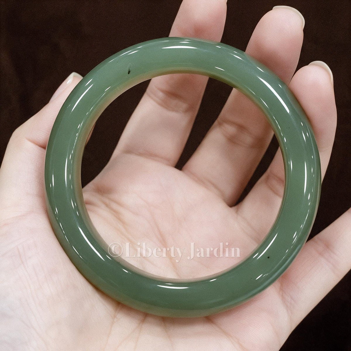Natural Green Nephrite Bangle, Certified Non-treated Armband, Gemstone Bracelet Accessories, Minimalist Sustainable Personalised Jewellery
