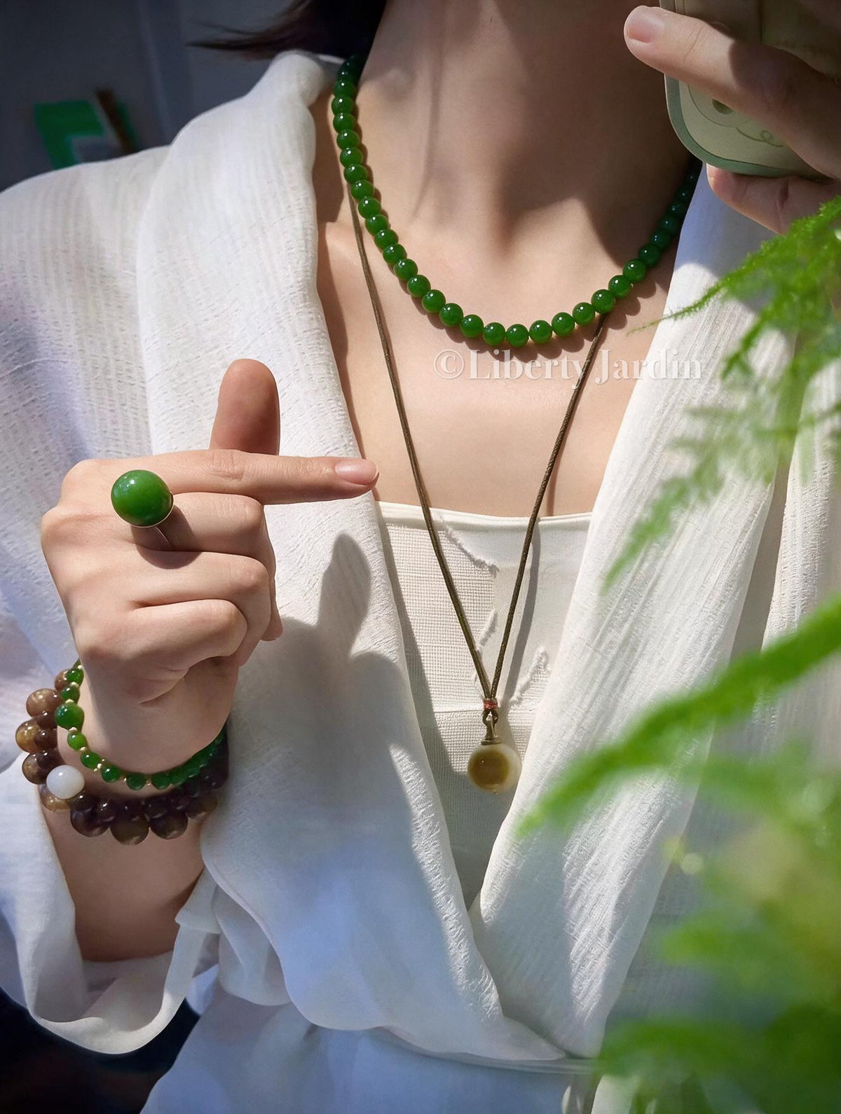 Top Grade Russian Nephrite Jade Necklace, Icy Vivid Green Beaded Gemstone, Anniversary Special Occasion