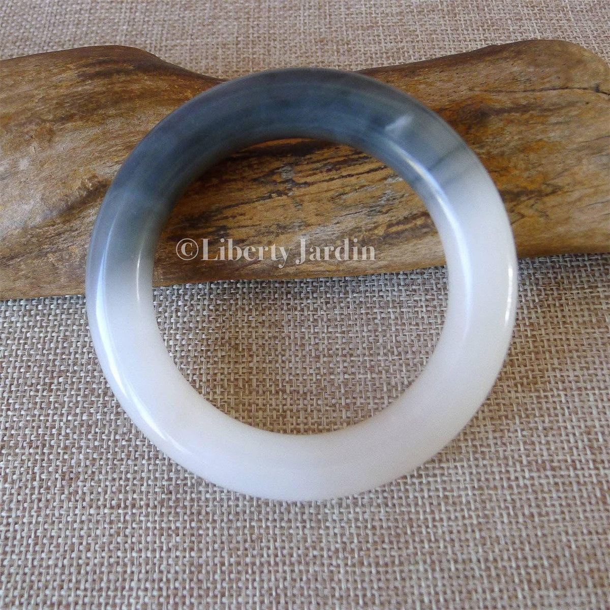 Mutton Fat Natural Nephrite Bangle, Distinctive Gemstone Armband, Certified Non-treated Jade, Statement Handmade Accessories
