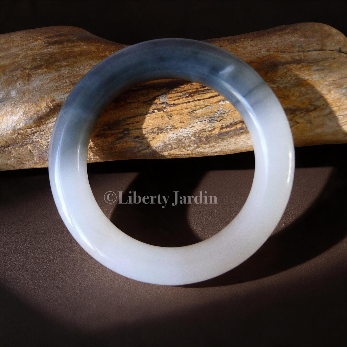Mutton Fat Natural Nephrite Bangle, Distinctive Gemstone Armband, Certified Non-treated Jade, Statement Handmade Accessories