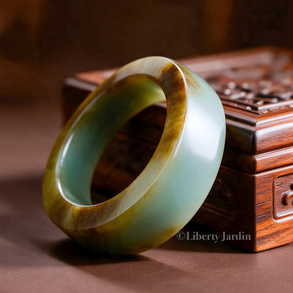 58mm Seed Jade Bangle, River-Pebbles Nephrite Statement Armband, Untreated Gemstone, Neutral-Gender Jewels, Distinctive Collectible
