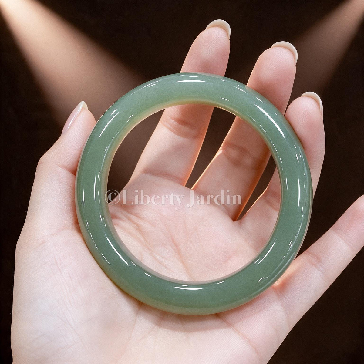 Natural Green Nephrite Bangle, Certified Non-treated Armband, Gemstone Bracelet Accessories, Minimalist Sustainable Personalised Jewellery