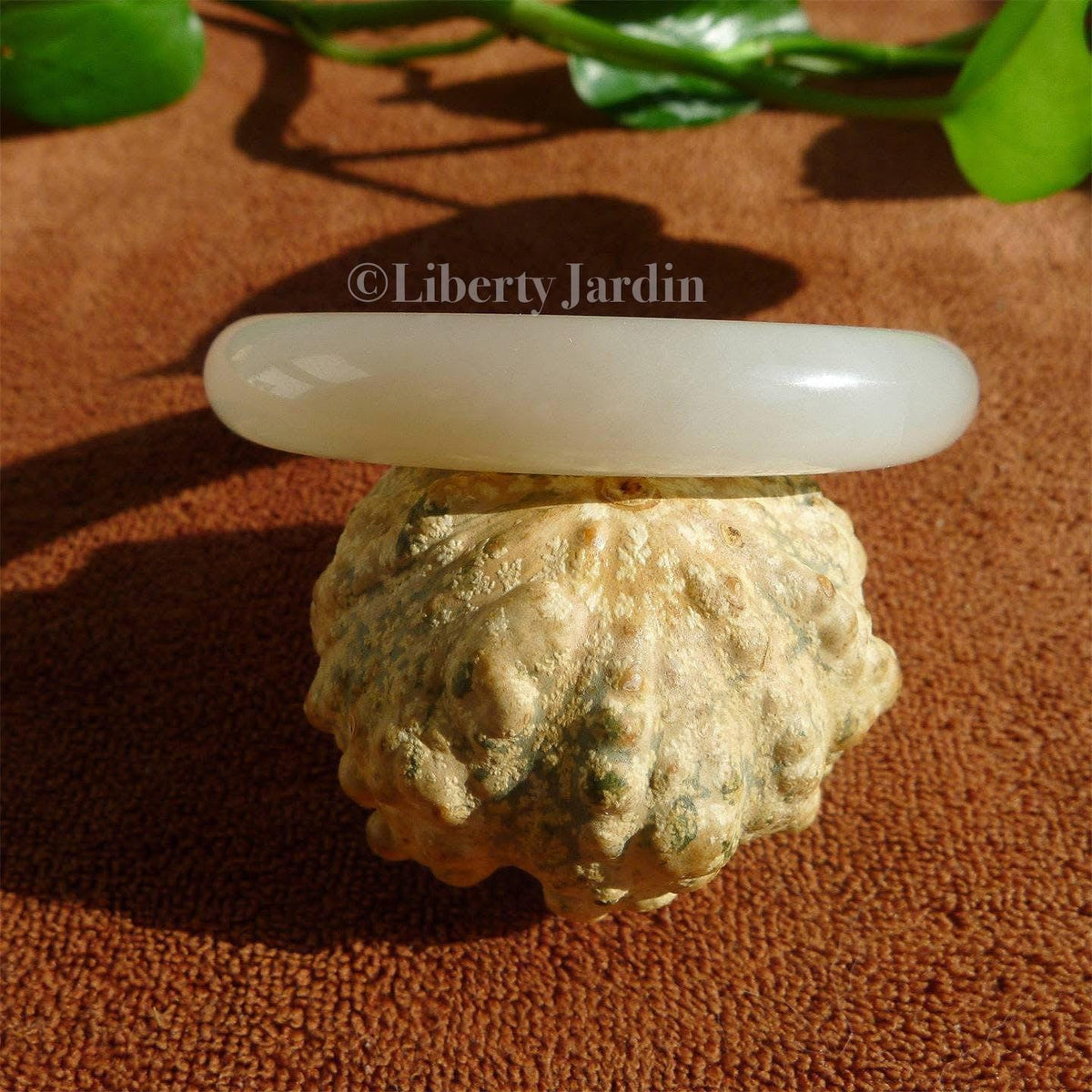 Mutton Fat Natural Nephrite Bangle, Distinctive Gemstone Armband, Certified Non-treated Jade, Statement Handmade Accessories