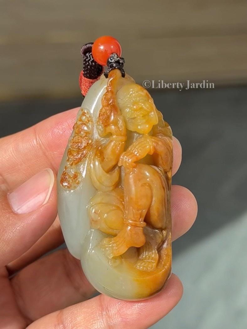 Seed Jade Handheld Carving Piece, River Pebbles Nephrite Gemstone, Natural Untreated Certified, Collectible Distinctive